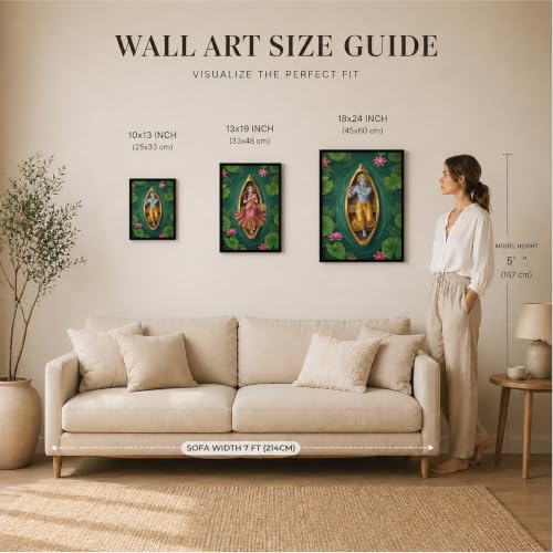Image of Suneree Traditional Indian Wall Art - Set of 2 (ART 21, 10x13 INCHES)