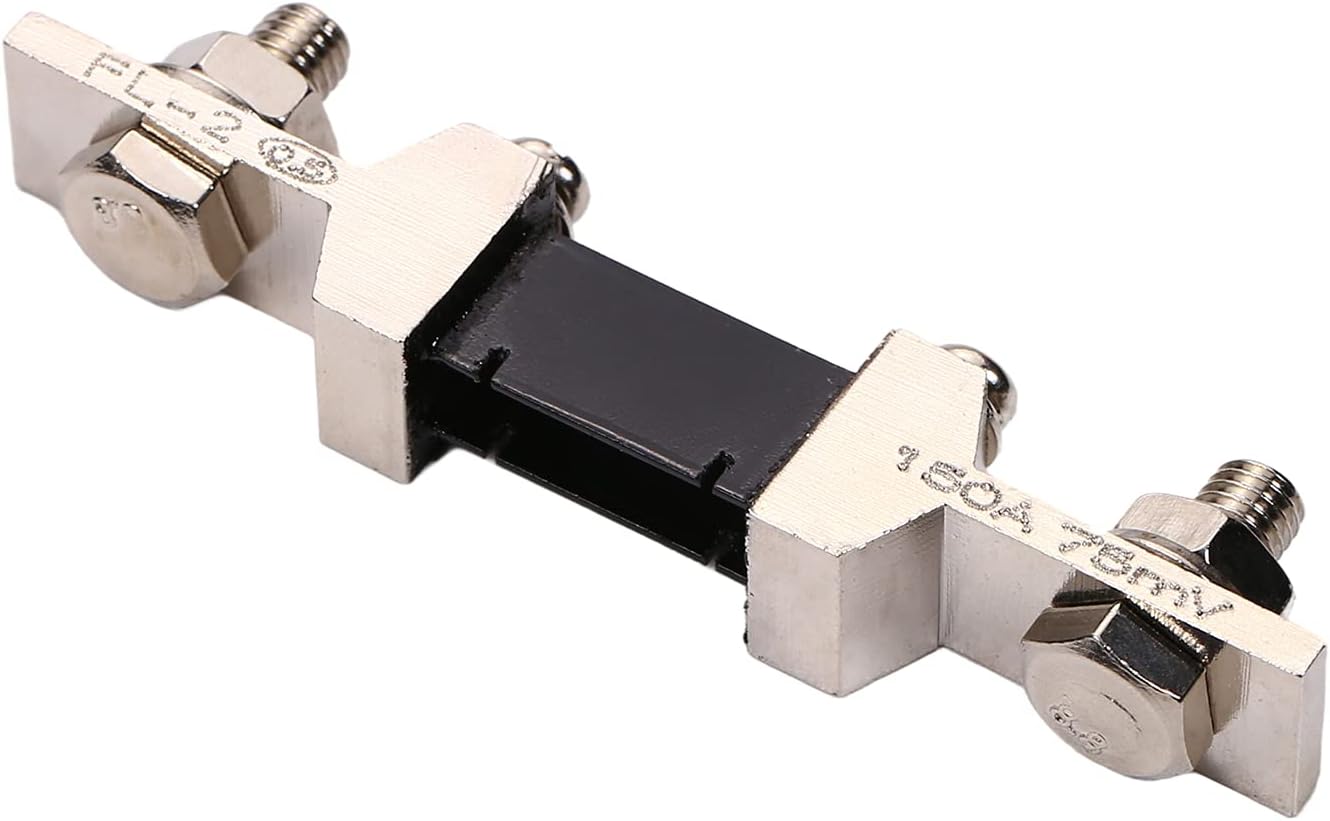 Heyiarbeit 600A 75mV DC Current Meter Shunt Resistor Resistance for DC Ammeter Shunt FL-2