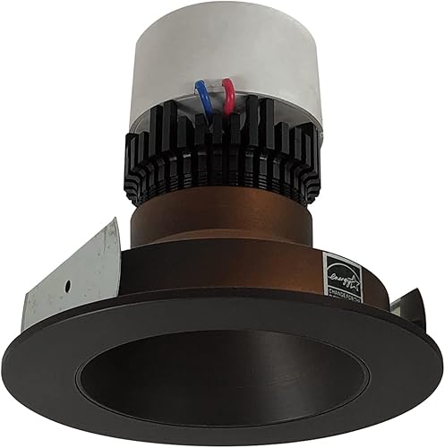 Miniatura 3 de Nora NPR-4RNDC27XBW  Foco descendente redondo de aluminio fundido a presión LED perla de 4 pulgadas  2700 K  1000 lm  12 W  90+ CRI  Regulable