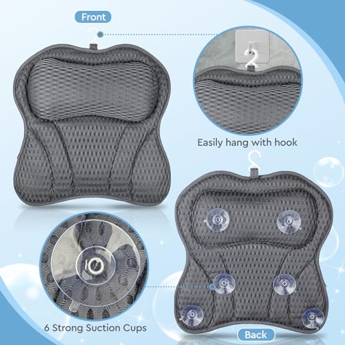 Nackenkissen für Badewannen von ULTRGEE Ergonomisches Badkissen