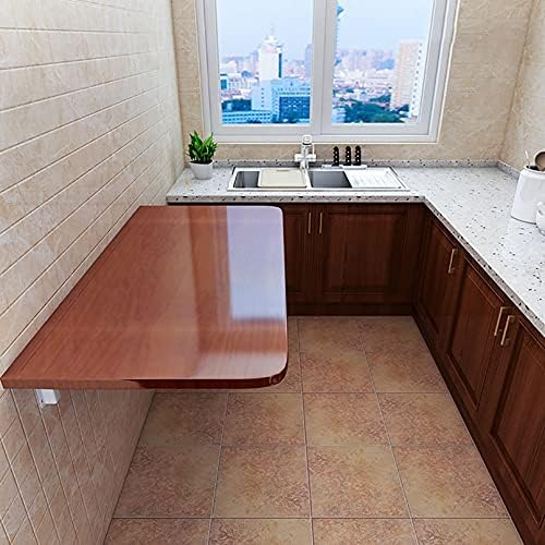 Wall Mounted Foldable Table Space Saving Dining Table Drop Leaf Desk for Kitchen Laundry Restaurant Office Compact and Versatile Furniture Solution