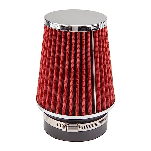 Suride Cold Air Intake Kit with Filter Heat Shield for 1996-2004 GT 4.6L V8 (Red) by Suride - Image 4
