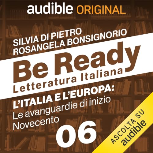 Diseño de la portada del título L'Italia e l'Europa. Le avanguardie di inizio Novecento