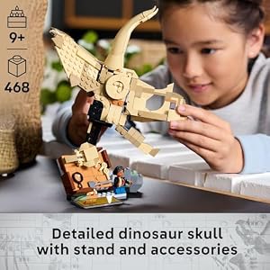 LEGO Jurassic World Dinosaur Fossils Triceratops Skull Toy - Dinosaur Toy Fossil Building Set for Kids, Boys and Girls, Ages 9+ - Model Display Kit - Gift Idea for Birthdays - 76969 — photo 2 of 6