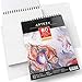 ARTEZA Artist Sketch Pad, 9x12 Inches – 2-Pack, 80 Spiral-Bound Sheets Each, Acid-Free 80 lb White Paper for Sketching, Drawing & Daily Art Practice