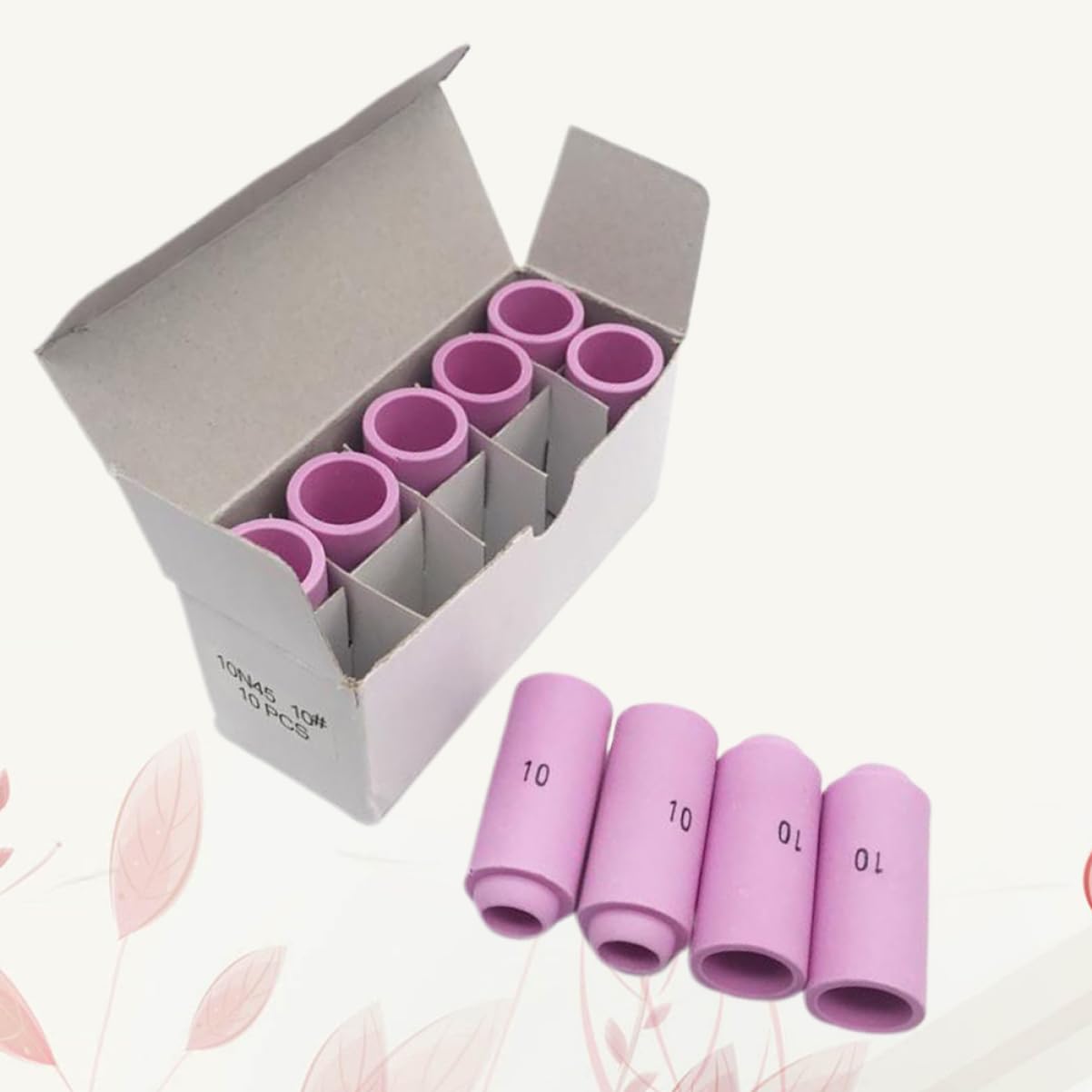 10pcs High Performance Argon Arc Welding Nozzle Ceramic Nozzles Tig Torch Tip Gas Lens for Welding