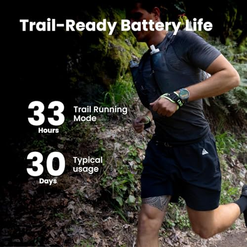Image of Amazfit Cheetah 2 Ultra 47mm GPS Smartwatch, 1.5 inch AMOLED Sapphire Glass, Ti Case, 30-Day Battery, Flashlight, 64GB, Offline Maps, 5 ATM, 180+ Sports & HYROX Fitness Tracker for Android & iPhone