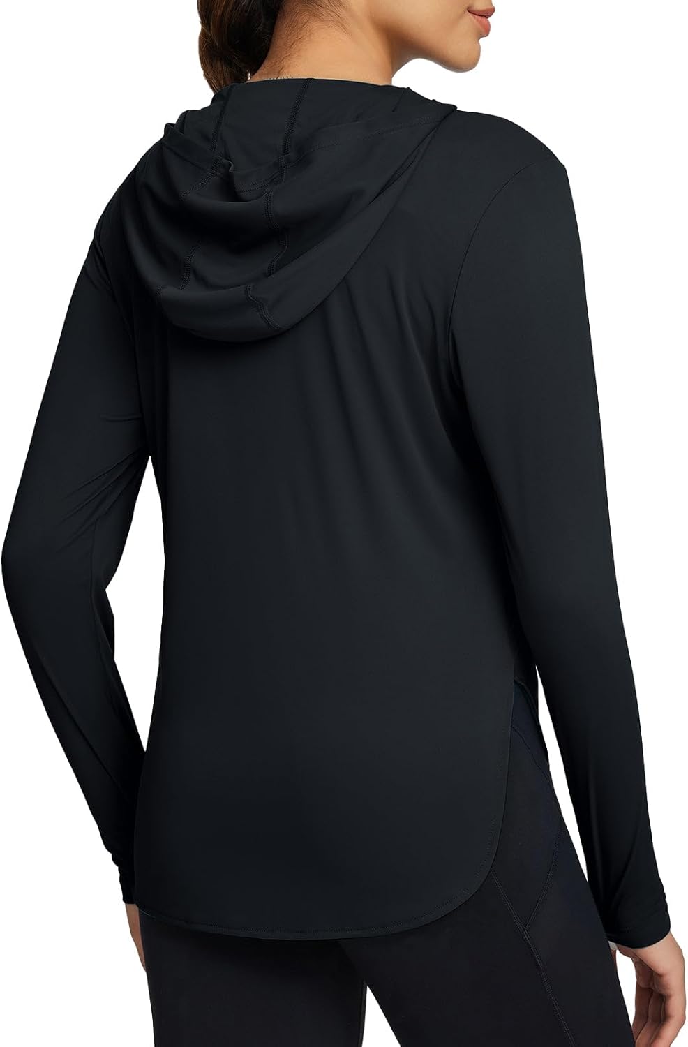 baleaf Women's UPF 50+ Sun Shirt with Hoodie SPF Long Sleeve UV Protection Clothing Hiking Fishing Outdoor Lightweight