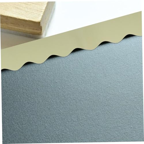 Borde festoneado para tablón de anuncios, bordes para cartulinas y papel decorativo Mikikit 6