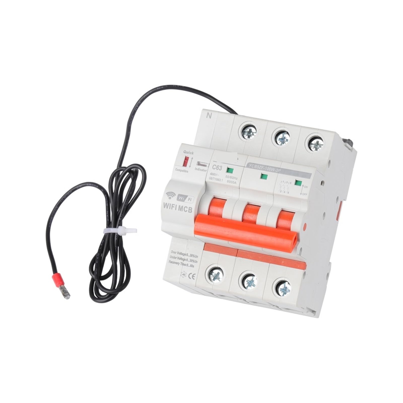Interruttore automatico CNC Timer Telecomando Intelligente Automatico Intelligente Interruttore WIFI MCB (40A)