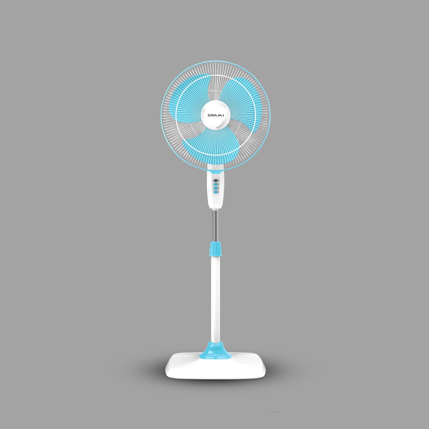 Bajaj Rapido 400 MM Pedestal Fan For Home | Full Copper Motor | High Speed Operation | Overload Thermal Protector | 2 Yrs Warranty 【Pearl Blue】