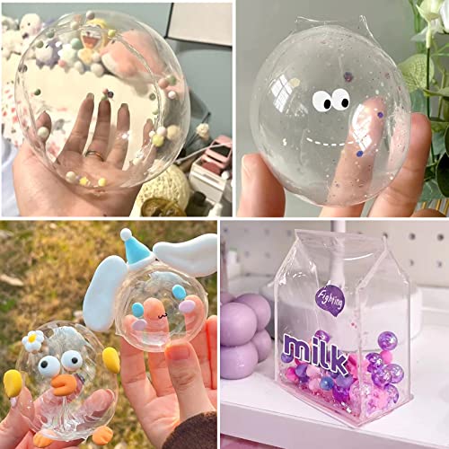 Nano Tape Bubbles Kit, 31Pcs Double Sided Tape Bubbles Balloons, Nano Tape Elastic Bubble Diy Stress Balls Craft Kit, Party Favors, Fidget Toys For Girls, Boys, Kids #TOP4
