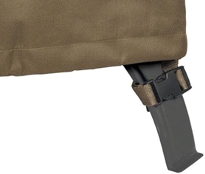Classic Accessories Veranda Water-Resistant 60 Inch Rectangular Fire Pit Table Cover, Outdoor Table Cover