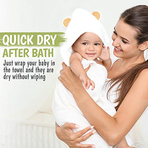 organic bamboo hooded towel