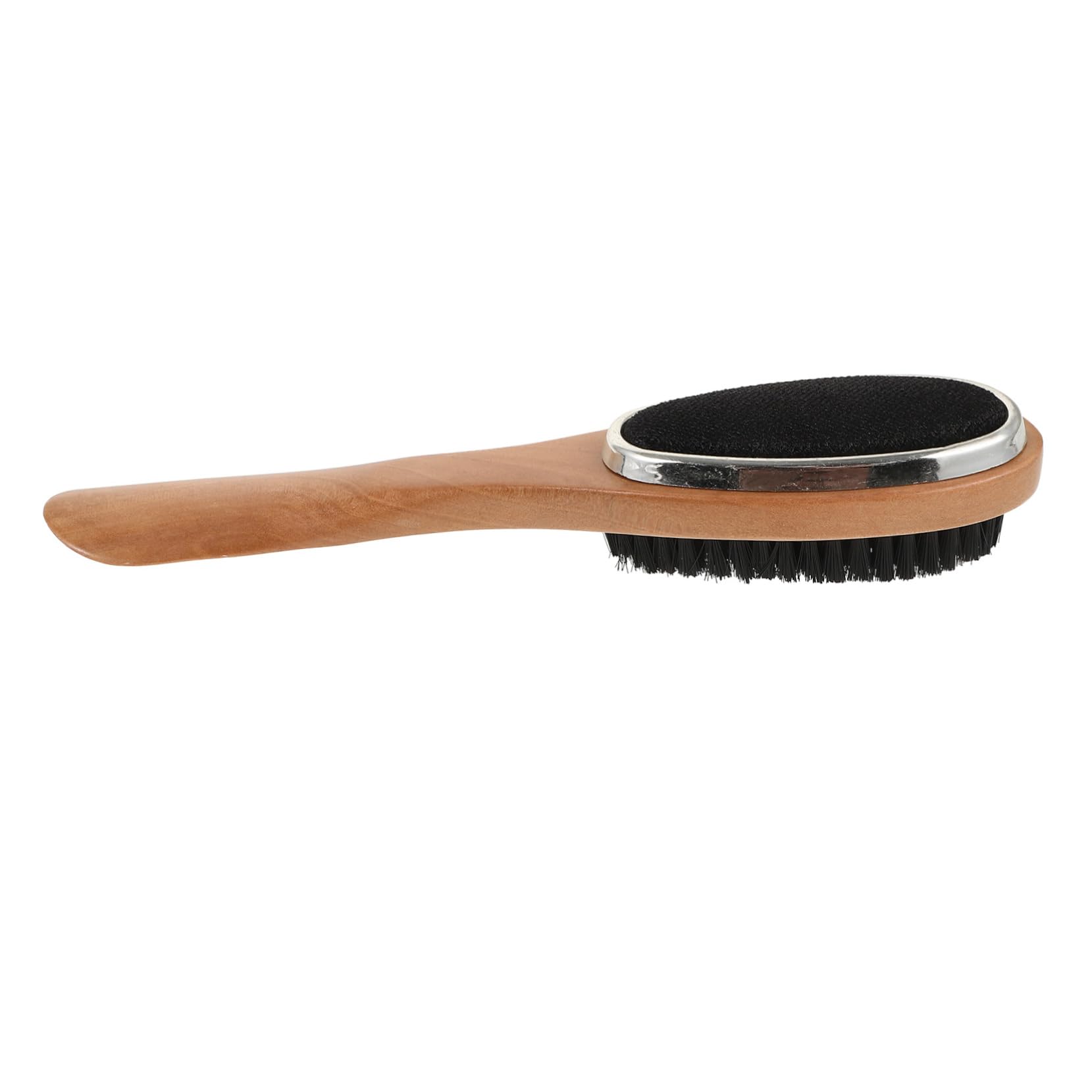VALICLUD 5pezzi Spazzola Per Lucidatura Scarpe Legno Dual-side Con Setole Di Cinghiale Strumento Di Pulizia Versatile Per Scarpe e Stivali Colore Naturale