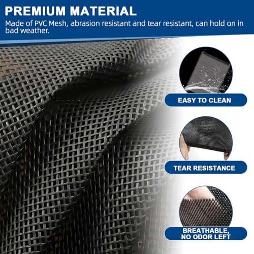 Image of ATV UTV Trash Bag Universal Compatible With Can-Am, Cfmoto, Teryx, Mule, Golf Cart, Boat Off-Road-Work,Arctic Cat,Pioneer,Polaris Rzr,Mesh Trash Sack For UTV ATV