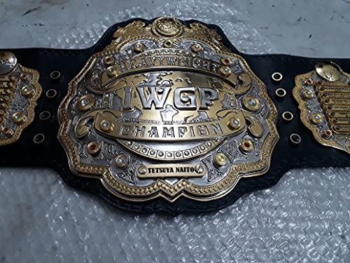 IWGP TETSUYA NAITO ヘビーウェイト チャンピオン 3層 4mm 亜鉛プレート レプリカベルト 大人用サイズのサムネイル