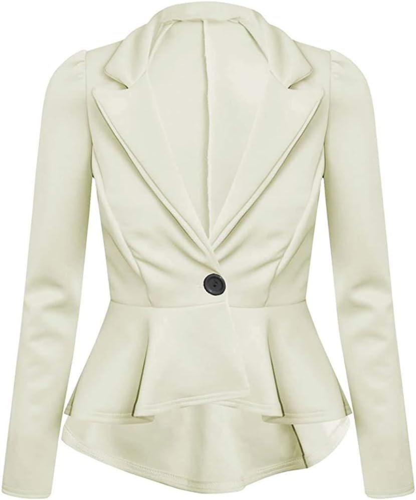 plus size peplum jacket blazer