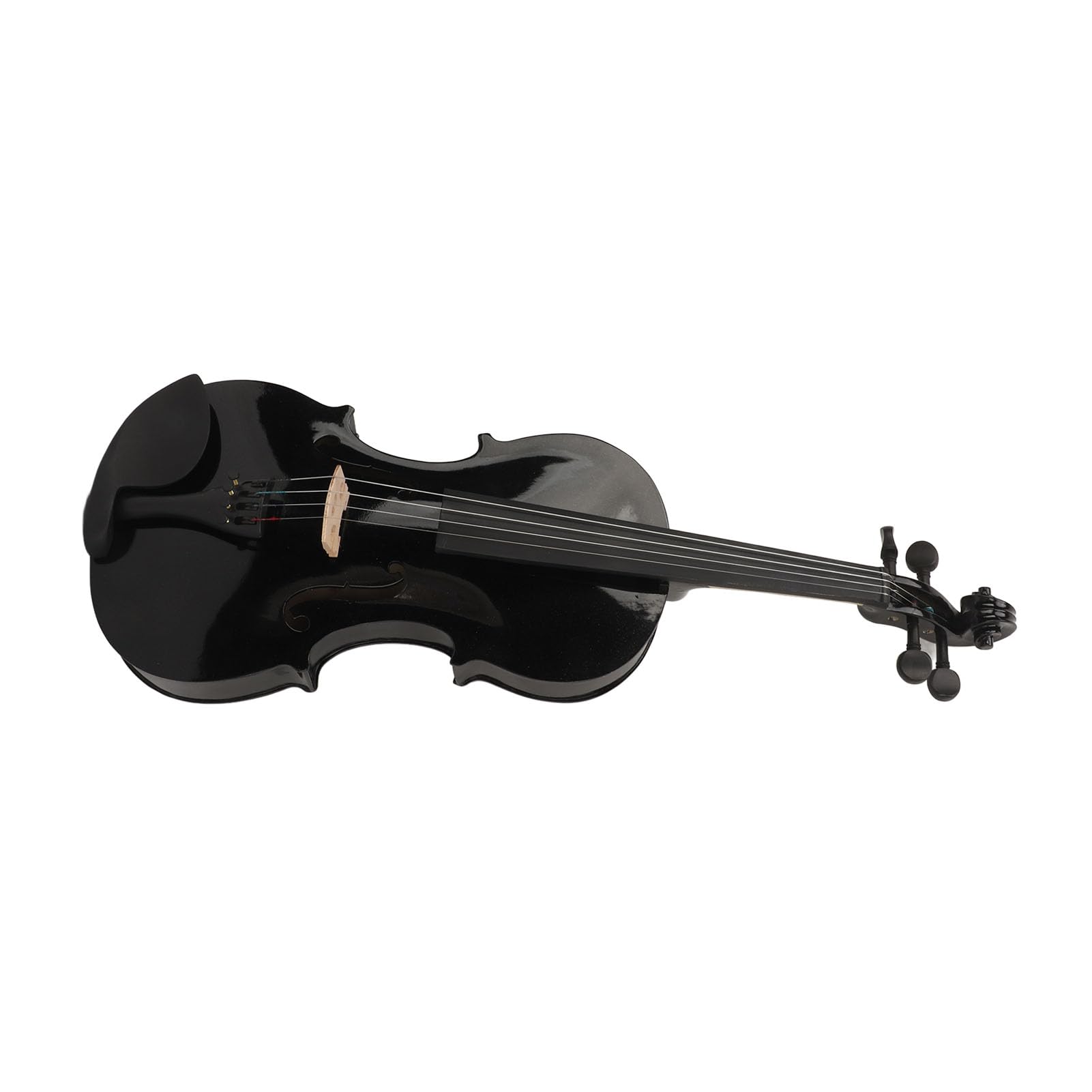 Asixxsix Violino Acustico 4/4 a Grandezza Naturale per Principianti Adulti, Kit Iniziale di Violino in Legno Massello di Tiglio con Custodia Rigida, Archetto, Colofonia, Poggiaspalla, Accordatore,