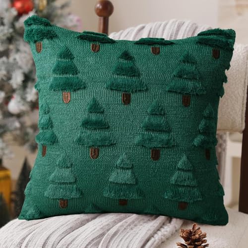 Housse de coussin de Noël lavable pour sublimer un canapé usé