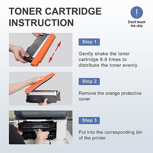 Toner HP 117A W2070A haute précision pour des documents Laser nets - 3