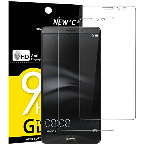 NEW'C 2 Piezas, Protector Pantalla para Huawei Mate 8, Cristal templado Antiarañazos, Antihuellas,...