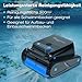 EVERCROSS BOT U8 Poolroboter Boden und Wand, Kabelloser Poolsauger Akku mit Wasserlinienreinigung, 120 Min Batterielaufzeit, Intelligenter Navigation, Selbsteinparkfunktion, Reinigungsfläche bis 200㎡