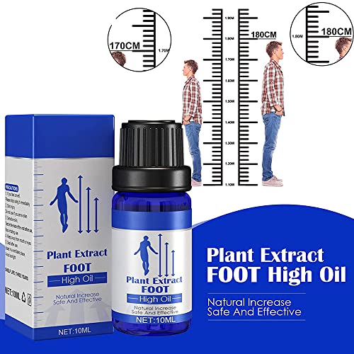 Sci-Effect Height Growth Foot Oil, 10Ml Plant Extract Foot High Oil, Natural Herbal High Growth Essential Massage Oil, Increasing Height Body Taller Care Serum For Adolescent Bone Growth (5Pcs) #TOP4