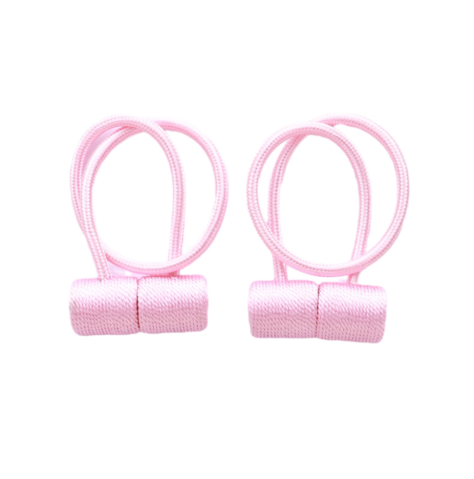 Abrazaderas Cortinas 2 Piezas De Imán Cilíndrico Hebilla De Cortina Correa Hebilla Magnética Rosa