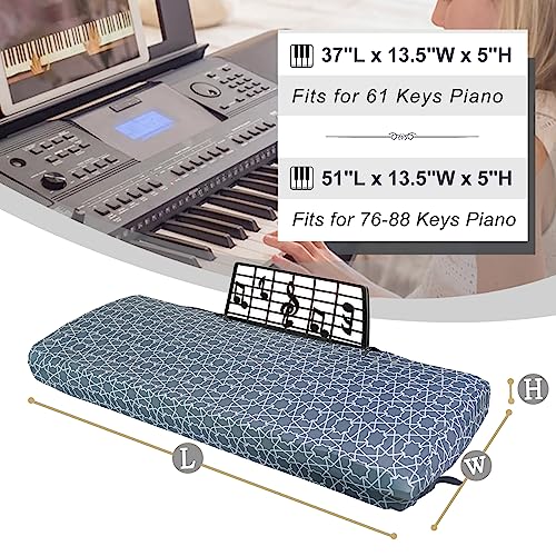 Explore Land Stretchy 88 Keys Piano Keyboard Dust Cover