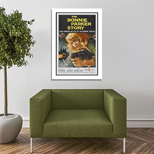 Affiche encadrée Bonnie Parker Story petit format affiche publicitaire mat