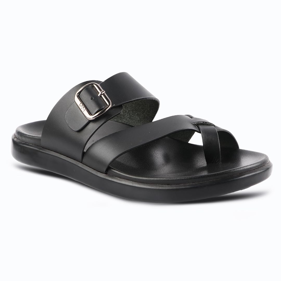 medifeet Men's Toe-Ring Leather Highway Sandals-picture-46