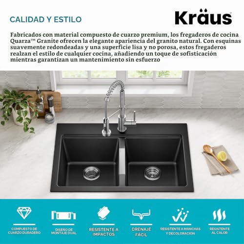 Mejores precios y opiniones de Fregaderos de granito negro comprados en linea. 8 Imagen adicional