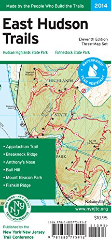 East Hudson Trails Map (old edition, update available)