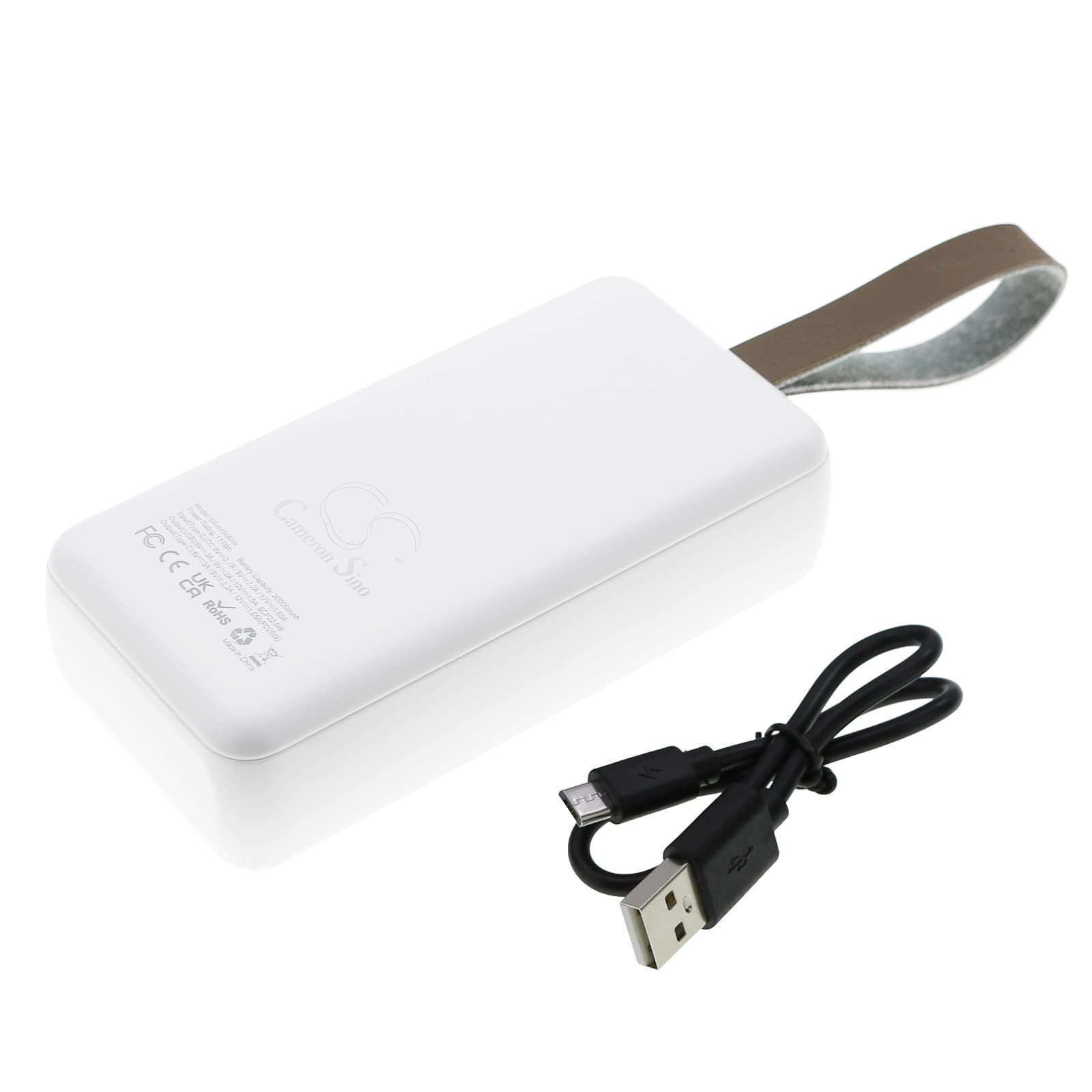 PowerBank 30 000 mAh Batterie externe pour téléphone portable : 22,5 W PD QC 3.0 - Chargeur rapide USB C avec écran LED 3 sorties et 2 entrées - Chargeur portable pour smartphones
