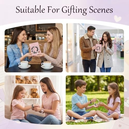 Image of SANNIDHI 2 Pcs Friendship Bracelet for Girls and Women Butterfly Best Friend Bracelet For Couples Adjustable Matching Bracelets BFF Beads Bracelets Jewellery Birthday Rakhi Gift For Sister, Kids