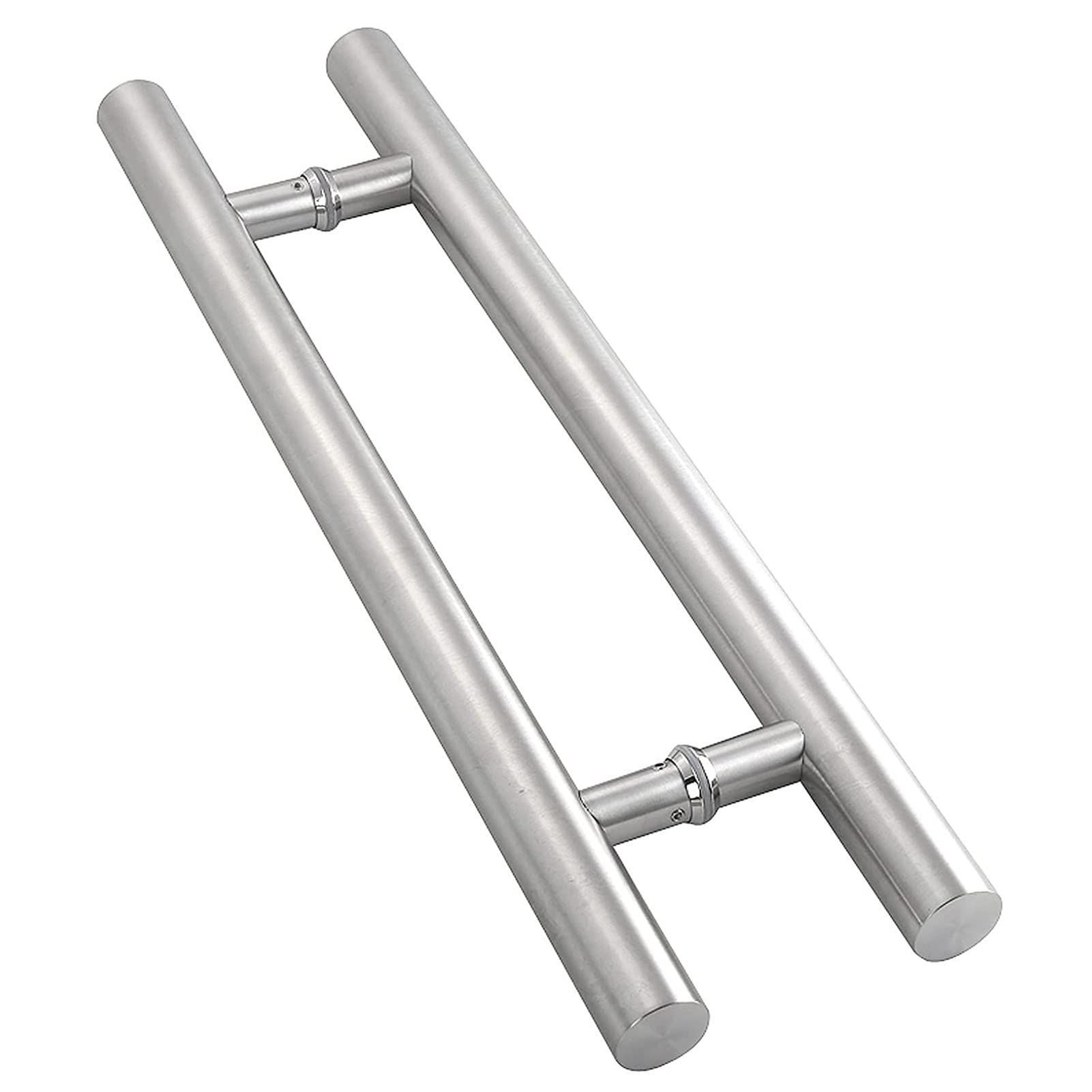 MXXQRHF Stainless Steel Heavy Duty Push Pull Door Handle, Double Sided Barn Door Pulls for Commercial Use, Easy Install, 9 Lengths Available (120cm x 90cm)