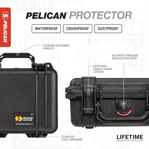 Maleta Pelican 1200 con espuma OD Green miniatura 4