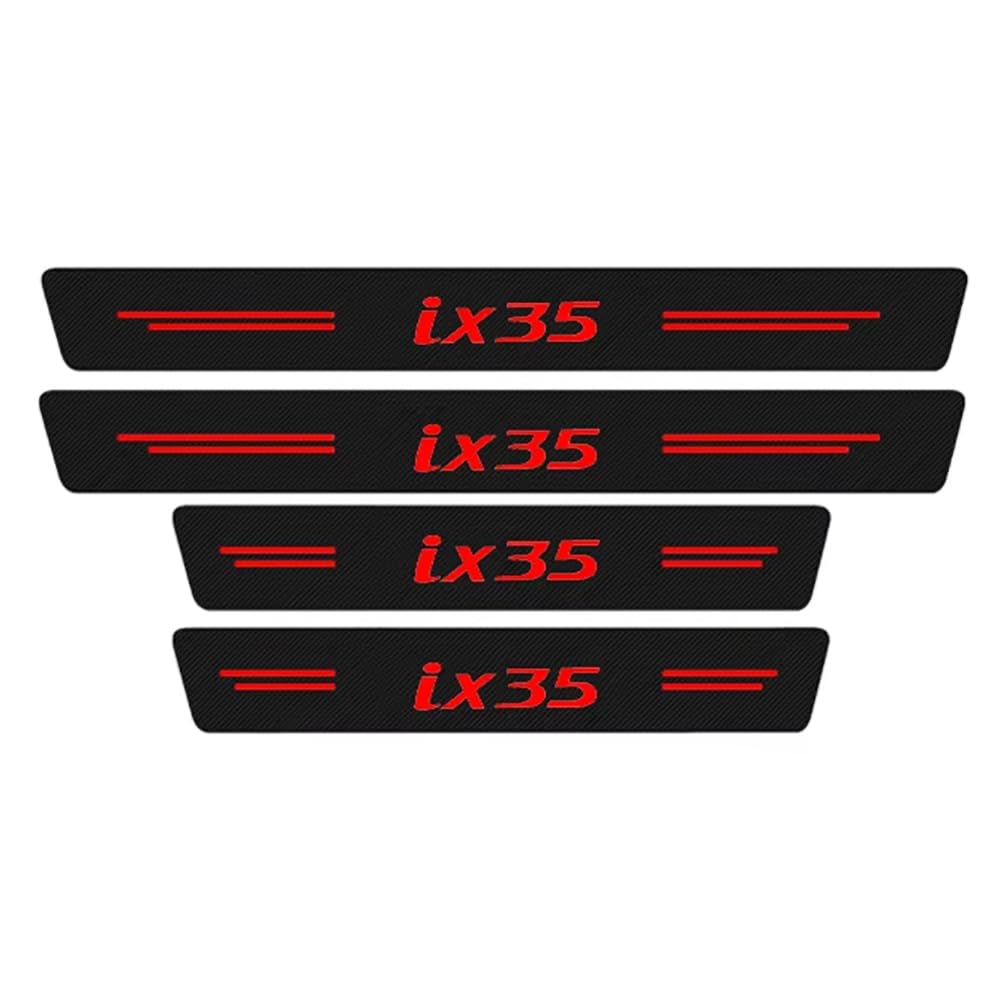 SDYAYFGE 4Pcs Kick Plates Car Door Sill Protector,for HYUNDAI Ix35