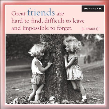 MILK Magnet - Great friends are hard to find ...