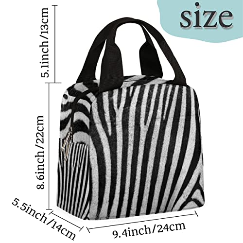 Abstract Animal Skin Insulated Lunch Bag Women Reusable Lunch Tote Bag For Men Adult Leakproof Cooler Lunch Box For Work Office Picnic Travel #TOP6