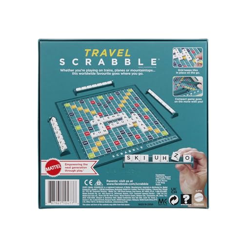 Mattel CJT16 Scrabble gra podróżna
