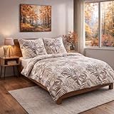 Buymax® Biber Bettwäsche 135x200 cm Flauschige Winterbettwäsche 2 Teilig...