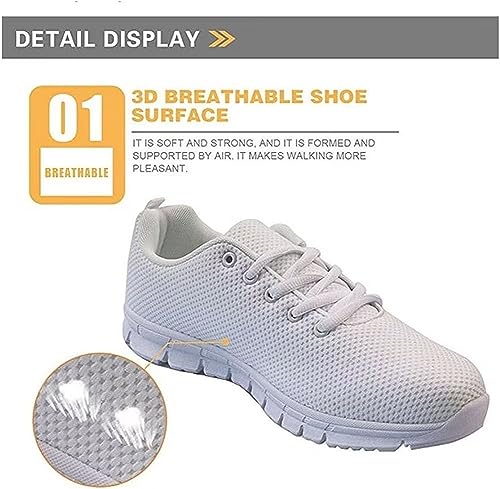 FKELYI Women's Christmas Running Shoes Breathable Trainers Sneakers Easy Go Walking Flats Tennis Shoes2