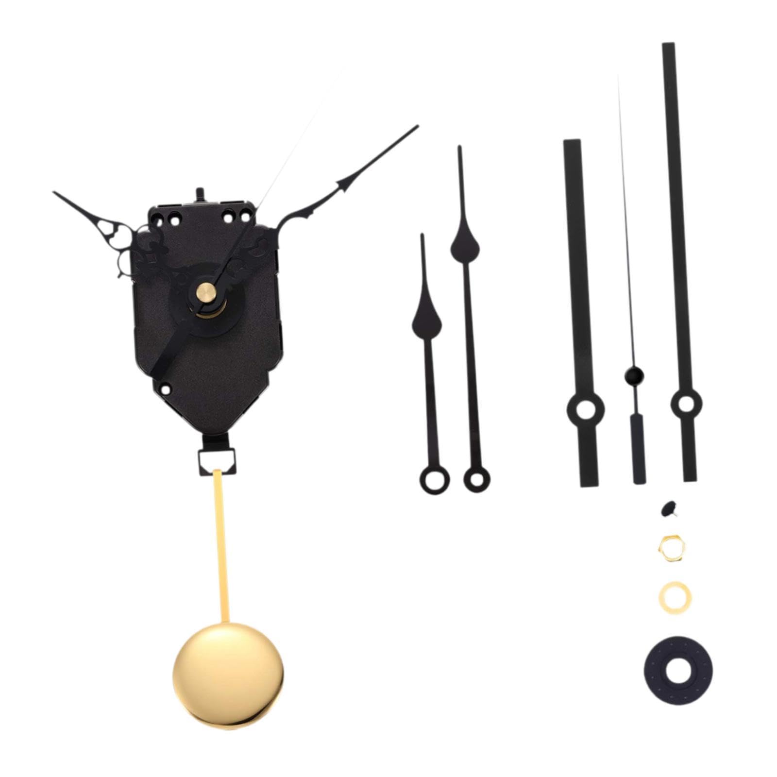 5 set di orologi a pendolo al quarzo per riparazione fai da te parte montaggio a parete con 2 paia di lancette stile A