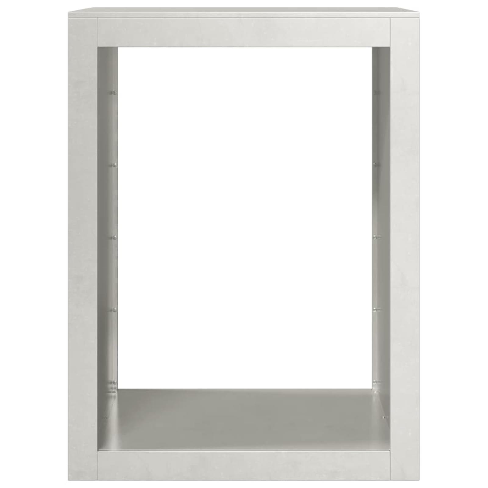 Brennholzregal Edelstahl 60x40x80 cm – robust, korrosionsbeständig & luftdurchlässig für trockenes Holz – ideal für Kamin, Ofen & Wohnzimmer