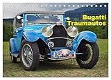  Bugatti Traumautos (Tischkalender 2026 DIN A5 quer), CALVENDO Monatskalender: Die schoensten Autos der grossen Marke Bugatti