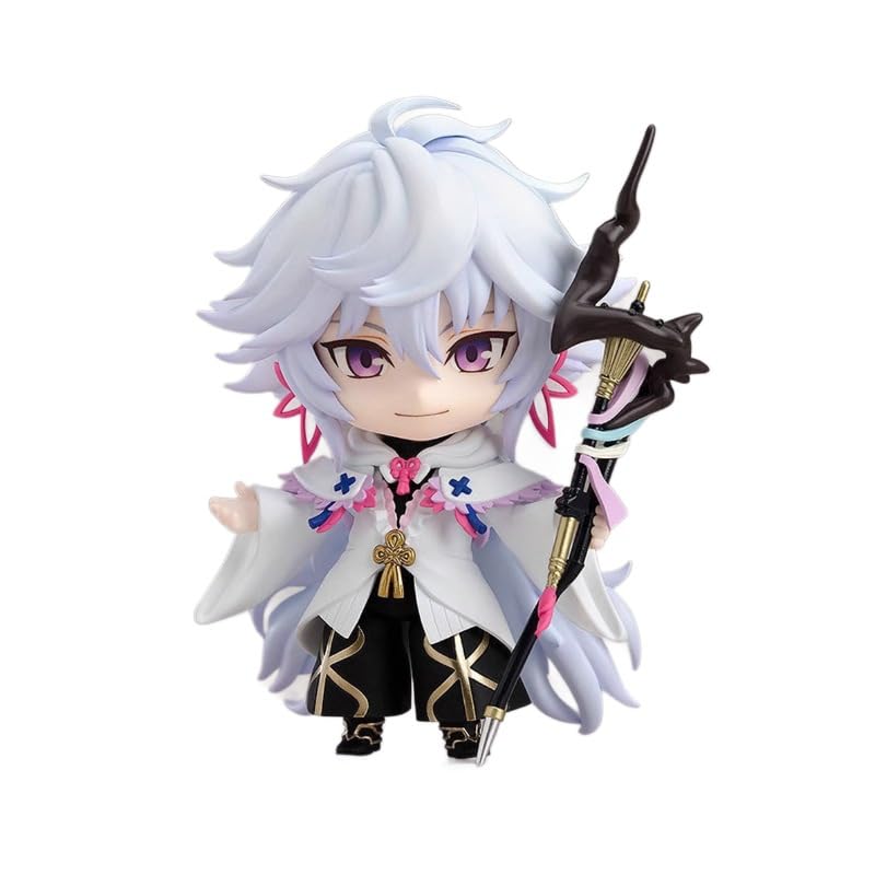 REOZIGN - Figura de Merlín, versión Q Animadas, 10 cm, personajes de PVC coleccionables, recuerdos para aficionados al anime, regalos