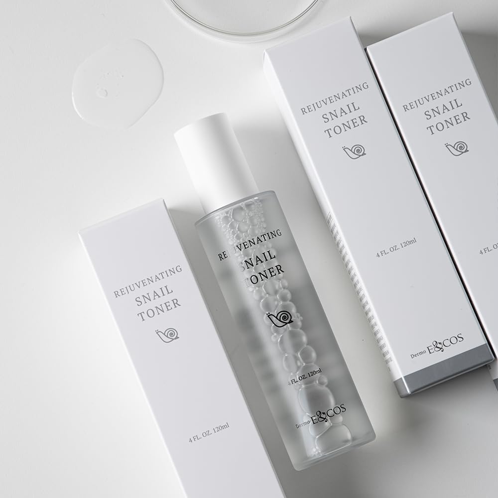 Rejuvenating Snail Toner 120ml – Hydrating & Firming Facial Toner with Snail Mucin, Sodium DNA & PDRN