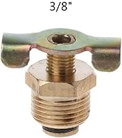 Vista 9 de 38 "válvula de drenaje de latón NPT compresor de aire tanque Petcock válvula de drenaje de agua 1.181x0.945 in